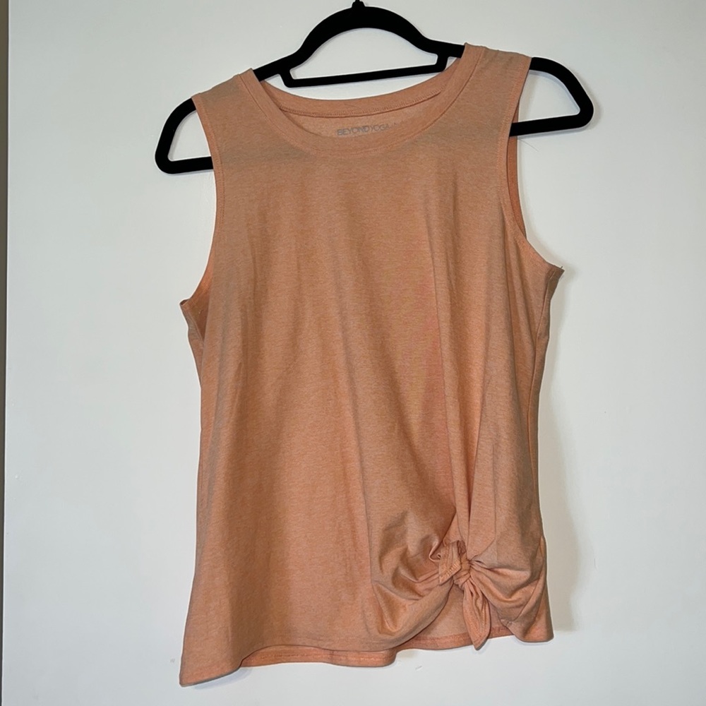 Beyond Yoga Featherweight Spacedye Knotted Tank